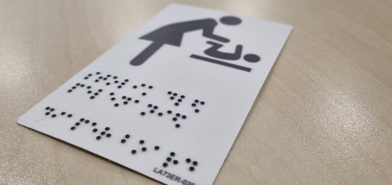 Braille Placards
